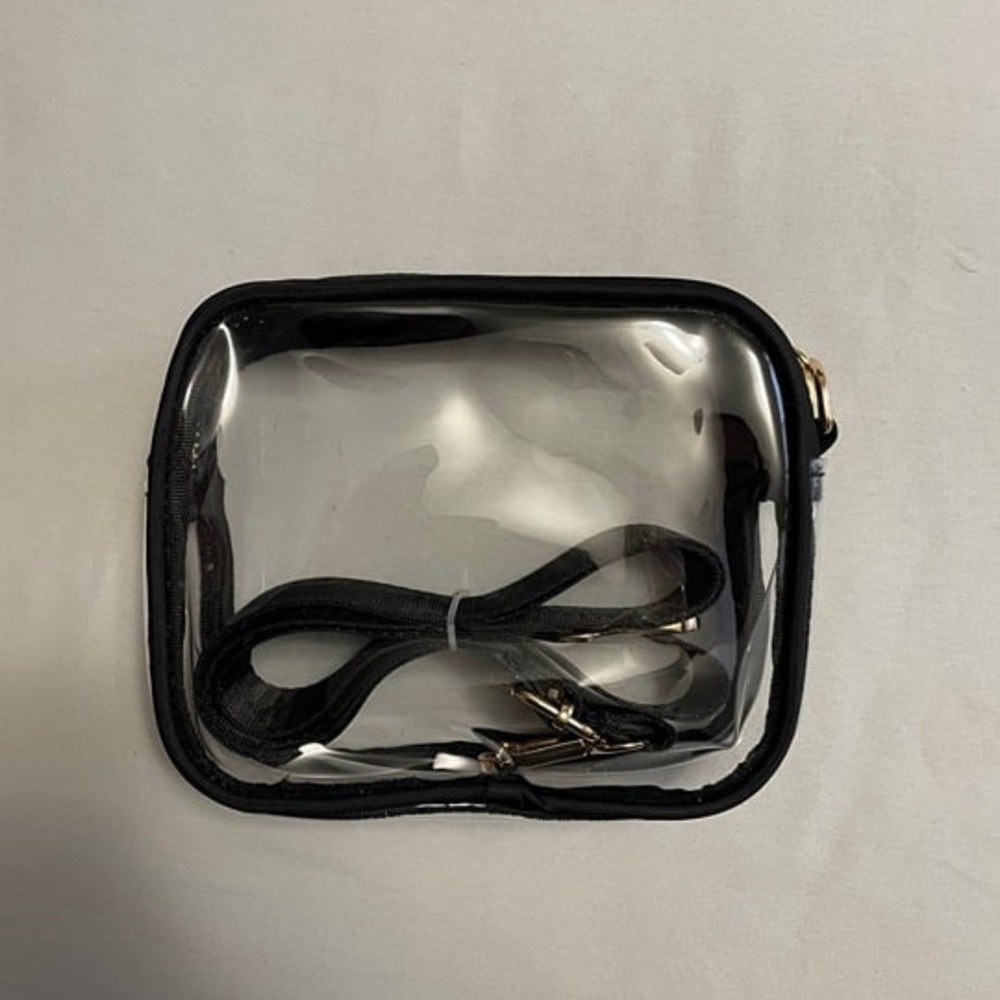 Clear stadium crossbody purse
